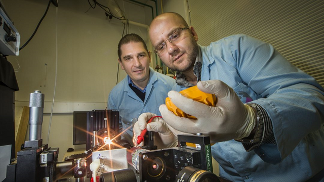 Turning mirrors into windows using nanotechnology