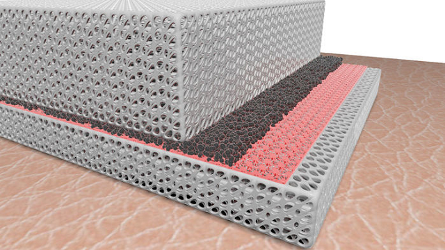 Reversible fabric keeps you warm or cool on demand