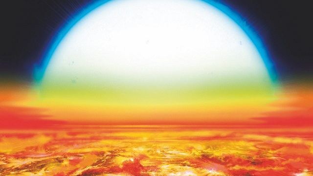 This planet literally has an iron sky