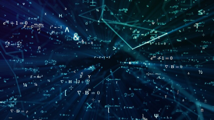 Mathematics, conceptual illustration.