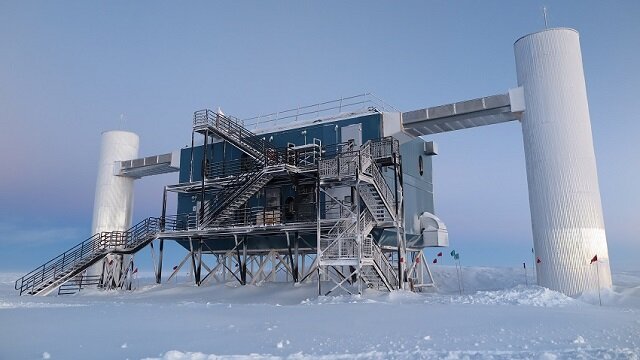W boson spotted in Antarctica