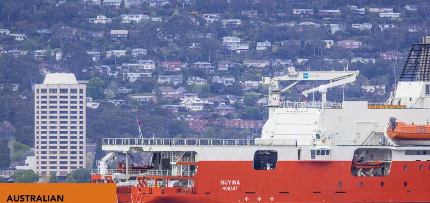 Nuyina has arrived in Tasmania!